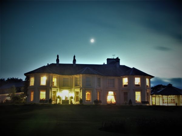 Rathmullan House at night