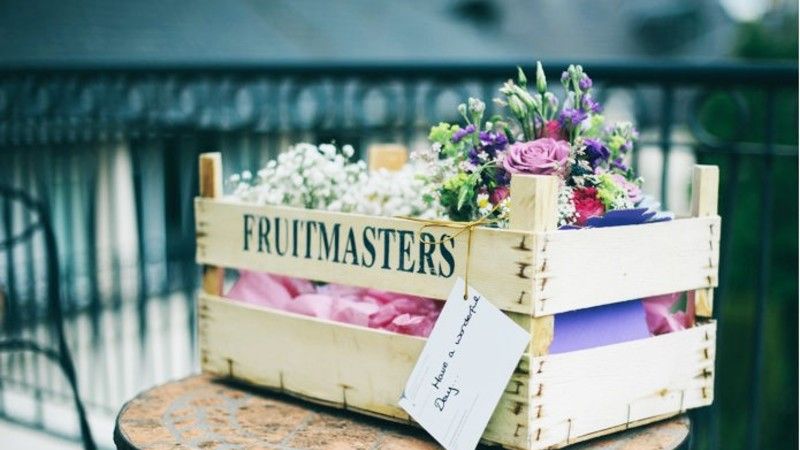 fruit box wedding